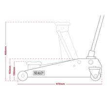 Charger l'image dans la galerie, Sealey - Trolley Jack 3 Tonne