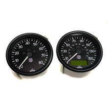 Cargar imagen en el visor de la galería, GBS Gauge Set, Black Face, Black Bezel (mph)