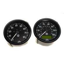 Load image into Gallery viewer, GBS Gauge Set, Black Face, Black Bezel (mph)
