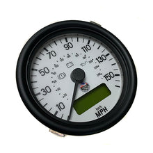 Load image into Gallery viewer, GBS Gauge Set White Face, Black Bezel (mph)
