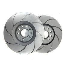 Charger l'image dans la galerie, Astra Turbo VXR 321mm 240hp Grooved Front Vented Brake Discs Vauxhall Opel Race