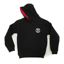 Load image into Gallery viewer, Adults GBS Hoodie Black with Red Hood