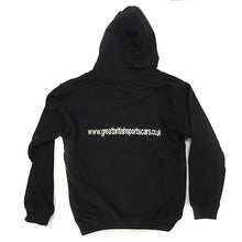 Load image into Gallery viewer, Adults GBS Hoodie Black with Red Hood