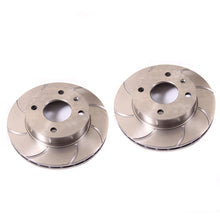 Load image into Gallery viewer, Pair of Vented Grooved Front Discs 260mm