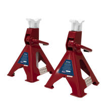 Load image into Gallery viewer, Sealey - Axle Stands (Pair) 3 Tonne Capacity per Stand Ratchet Type