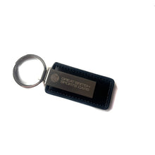 Load image into Gallery viewer, GBS Leather Key Ring with Metal Keyring - Black / Brown

