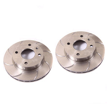 Charger l&#39;image dans la galerie, Pair of Vented Grooved Front Discs 260mm
