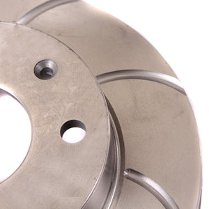 Pair of Vented Grooved Front Discs 240mm