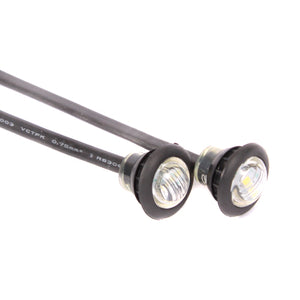 Clear LED lights (pair)
