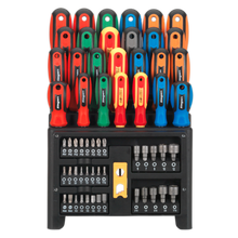 Load image into Gallery viewer, Sealey - Screwdriver, Bit &amp; Nut Driver Set 61pc

