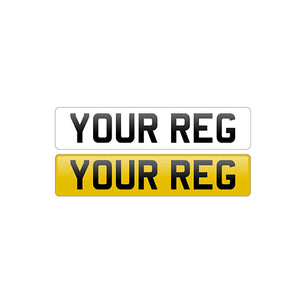 Standard Number Plate Set